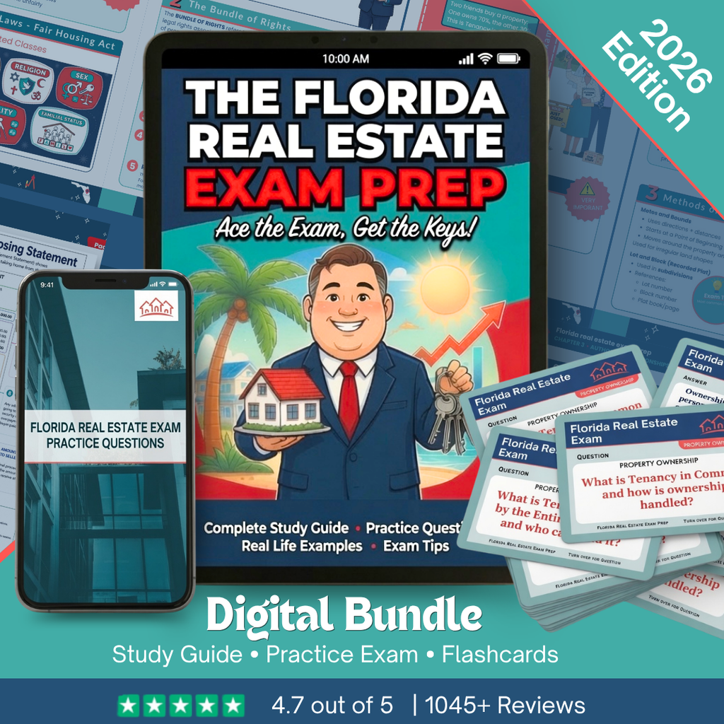 The Florida Real Estate Exam Prep Digital Bundle